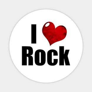 I love rock heart Magnet